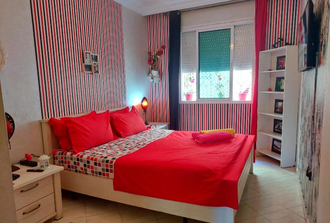 Stay Here, Nice Apartment With Garden View In Center, 1 Min Walk From Beach El Jadida Exteriör bild