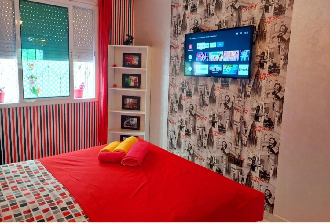 Stay Here, Nice Apartment With Garden View In Center, 1 Min Walk From Beach El Jadida Exteriör bild